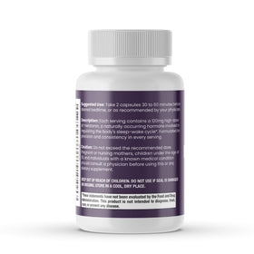 Mélatonine 120mg SIERRA LIFE SCIENCES vue de côté