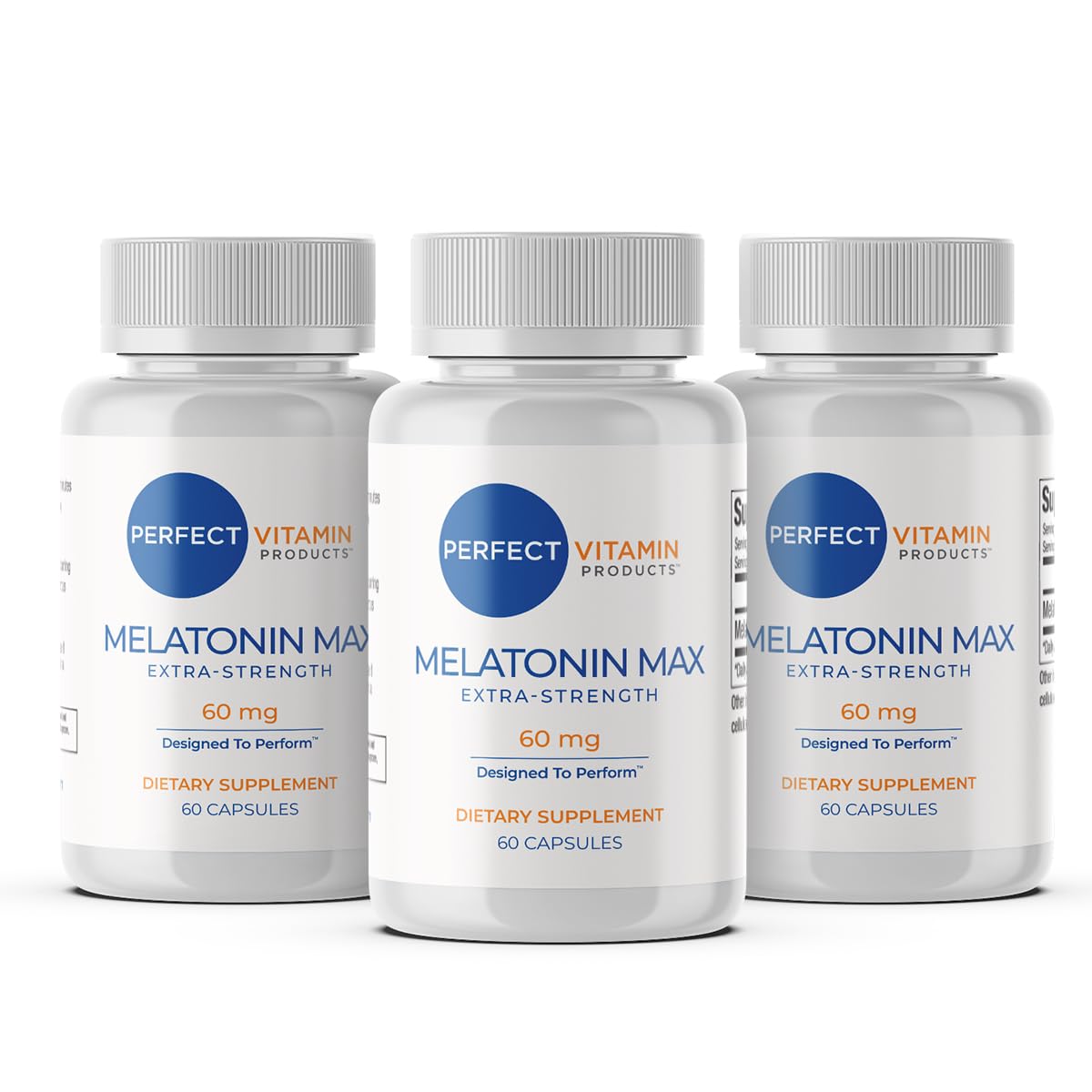 Mélatonine 60mg Perfect Vitamin Products paquet de 3 capsules