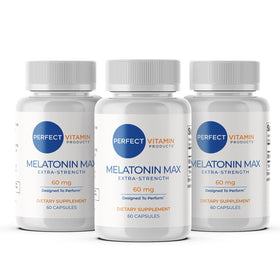 Mélatonine 60mg Perfect Vitamin Products paquet de 3 capsules