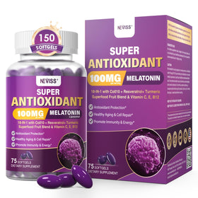 Mélatonine NEVISS 100mg gélules de 150 en emballage