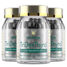 Meliorantheris complément thyroïdien 375 mg 180 capsules vue de face