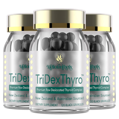Meliorantheris complément thyroïdien 375 mg 180 capsules vue de face