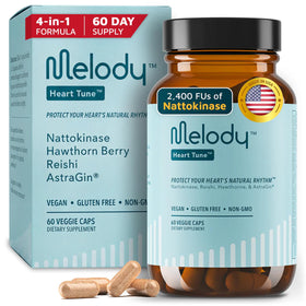 Melody Heart Tune 4 en 1 complément alimentaire adaptogène bouteille vue avant