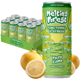 MELTING FOREST Boisson Yuzu Lime D-Stress 12-Pack vue de face