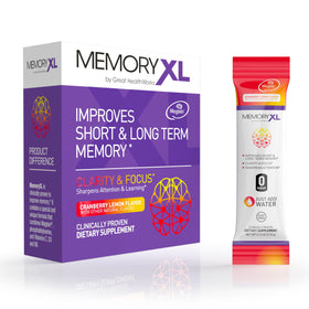 MemoryXL de OmegaXL stick pack goût canneberge citron