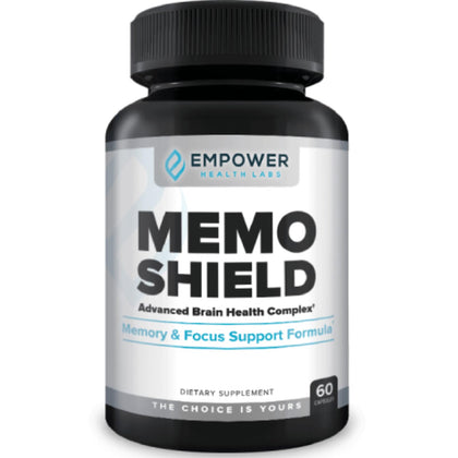 MemoShield complément alimentaire 60 capsules vue de l'avant