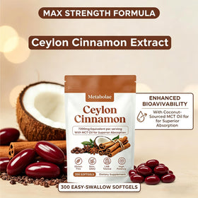 Menjint Extrait de Cannelle de Ceylan gélules sur fond blanc