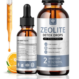 Menkru Gouttes de Zéolite 99% Pure flacon avant vue