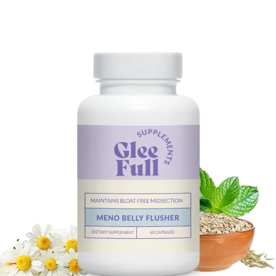 Meno Belly Flusher GLEEFULL SUPPS, capsules sur une table