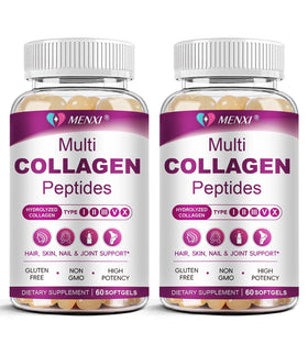 MENXI Multi Collagen Peptides Softgel 120 gélules vue de face