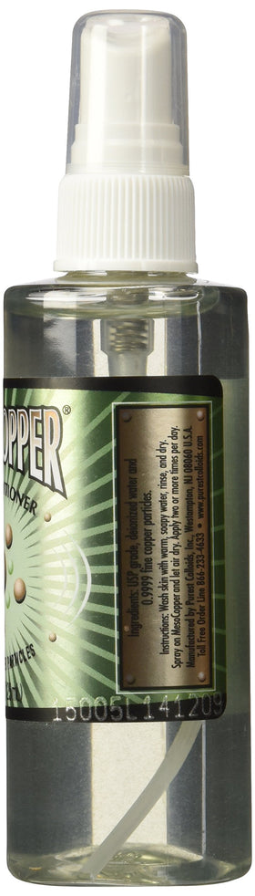 MesoCopper Spray 125 mL côté montrant le bouchon