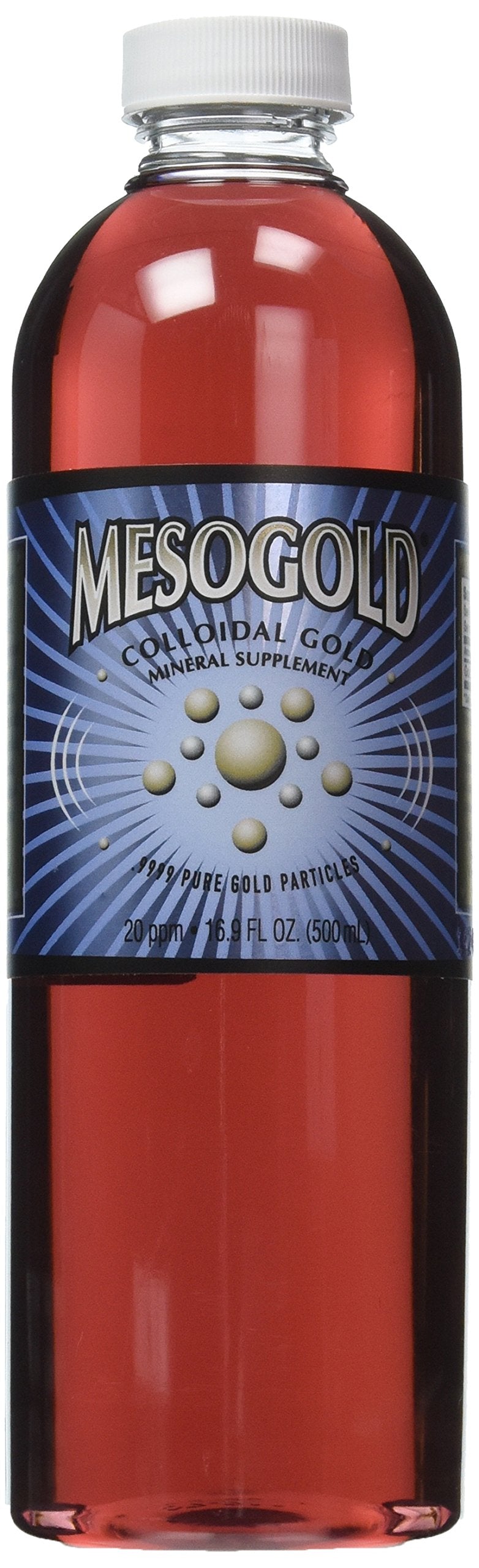 MesoGold 500 mL Colloidal Gold front view