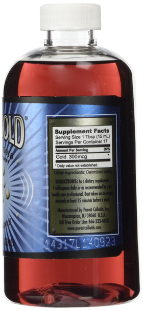 MesoGold colloïde d'or 250 mL côté avec bouchon
