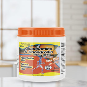 Mesure de 1500mg de glucosamine en poudre Arymar