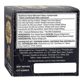 Mesure précise de la résine de shilajit avec cuillère