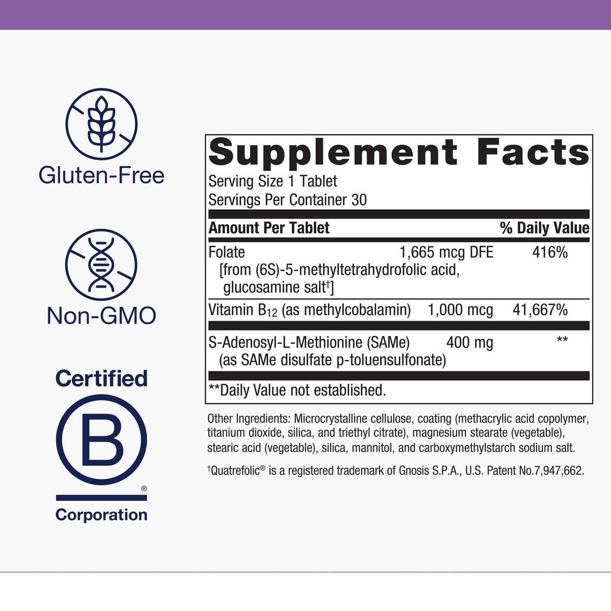 Metagenics Blisphora comprimé avec indication de dose