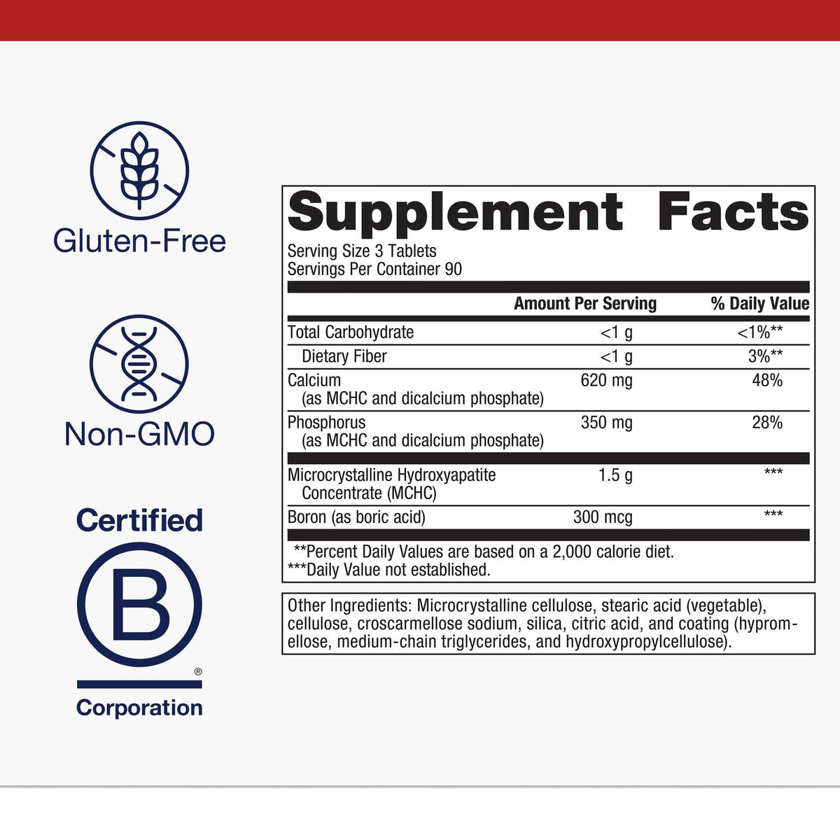 Metagenics Bone Builder 270 comprimés dosage