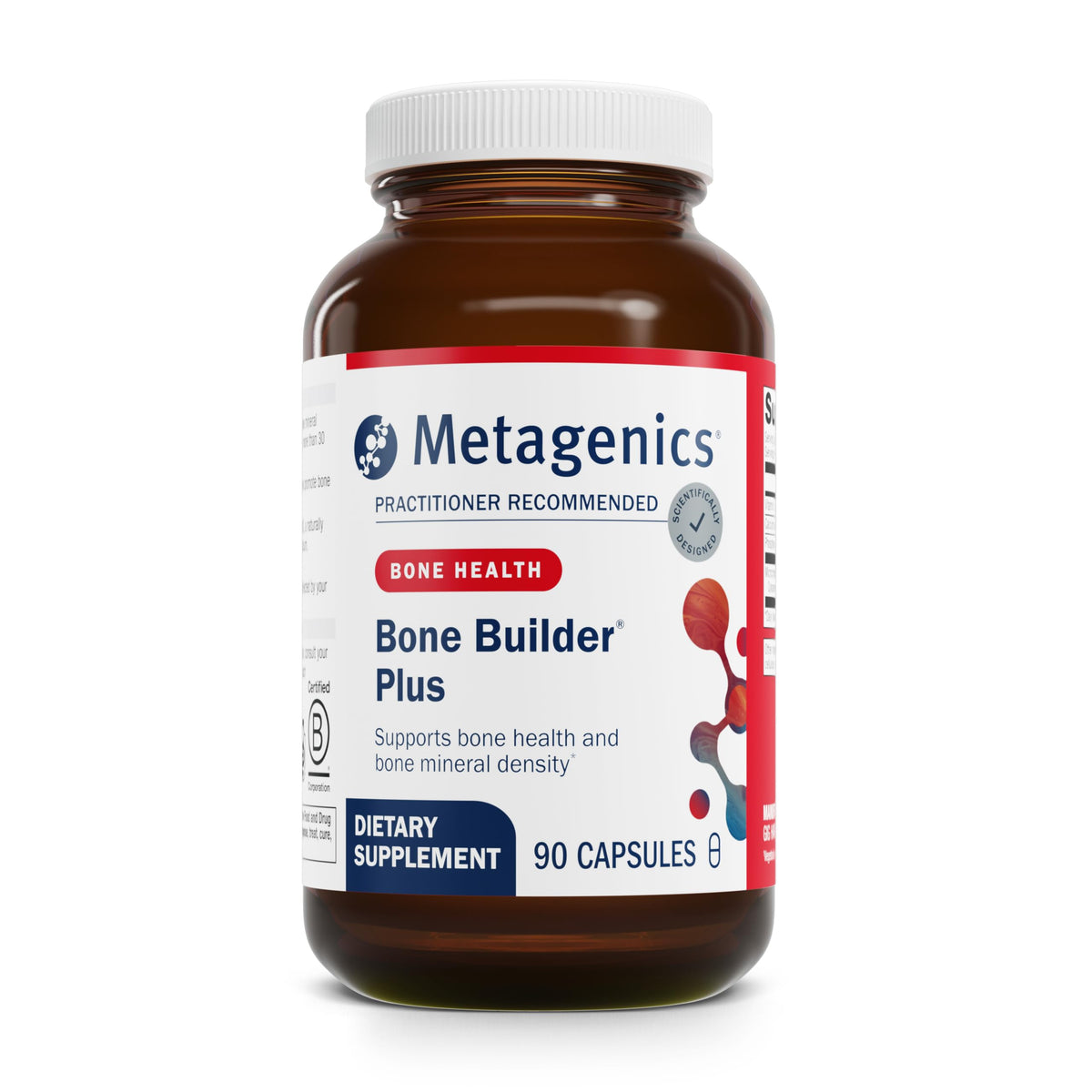 Metagenics Bone Builder Plus MCHC 90 capsules vue de face