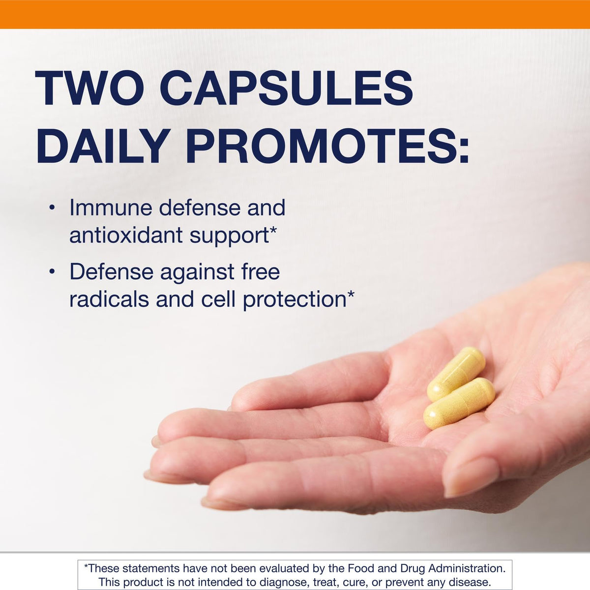 Metagenics daily wellness Active capsules sur fond blanc