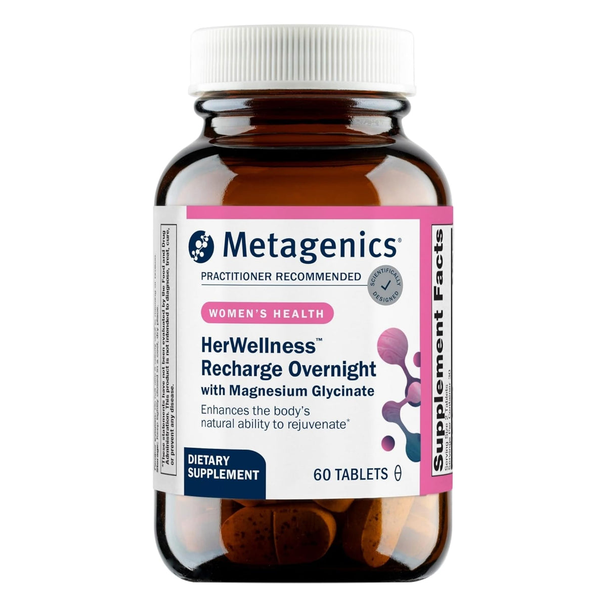 Metagenics HerWellness Recharge 60 comprimés vue de face