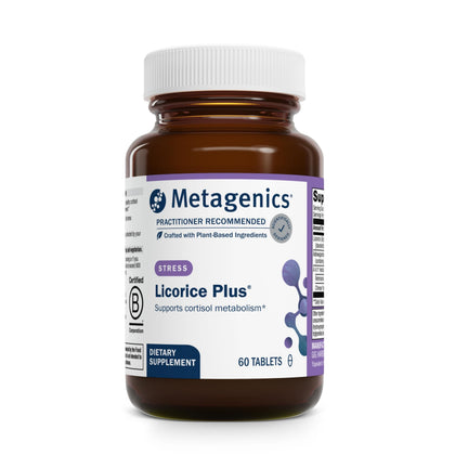 Metagenics Licorice Plus 60 comprimés vue de face