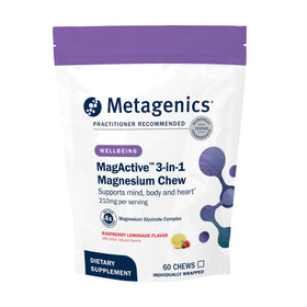 Metagenics MagActive 60 gommes au goût framboise-limonade, vue de face