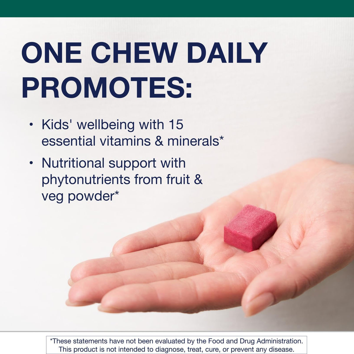 Metagenics MetaKids Multivitamin chews raisin arrière