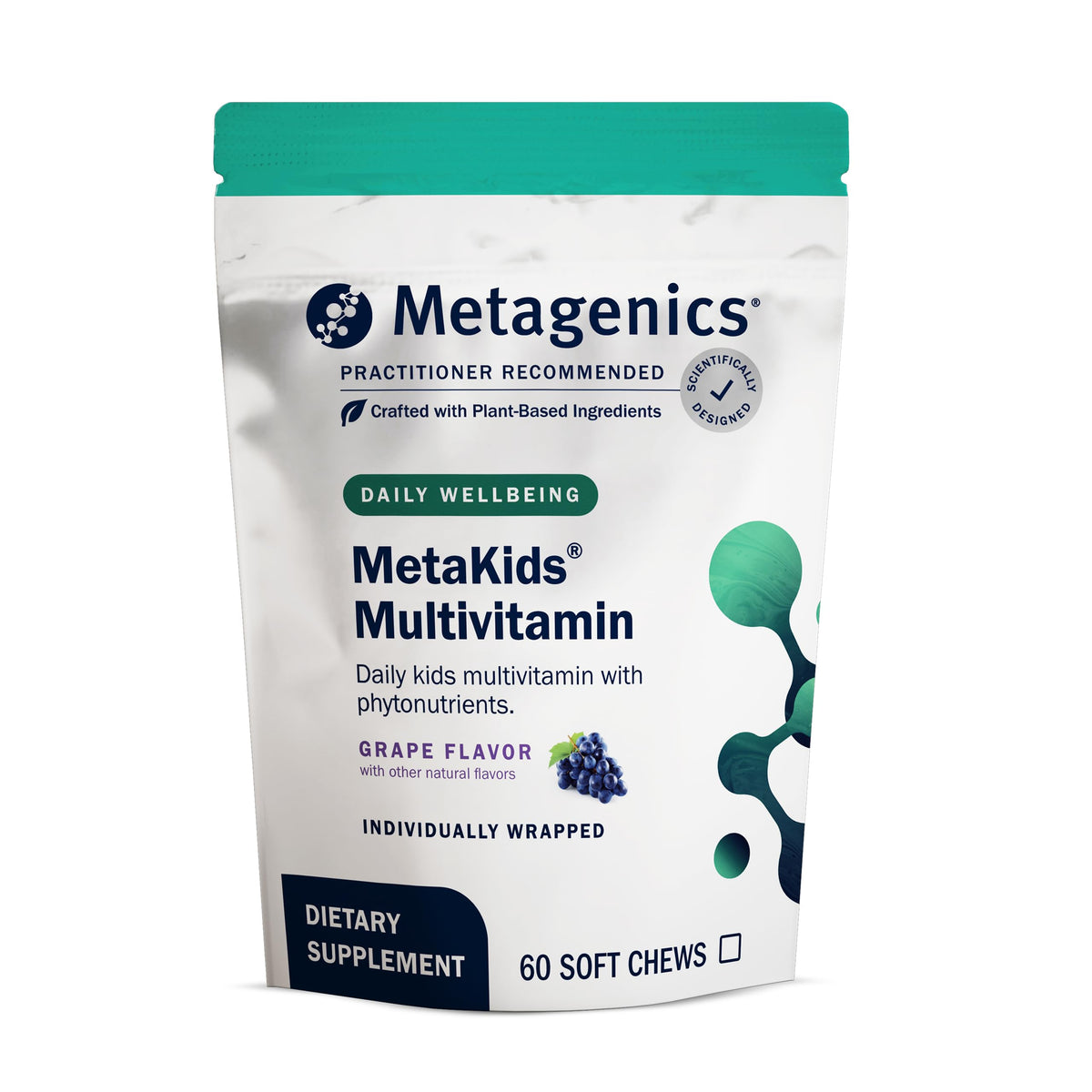 Metagenics MetaKids Multivitamin chews raisin avant
