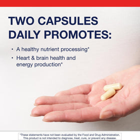 Metagenics MethylCare 120 capsules côté avec informations nutritionnelles