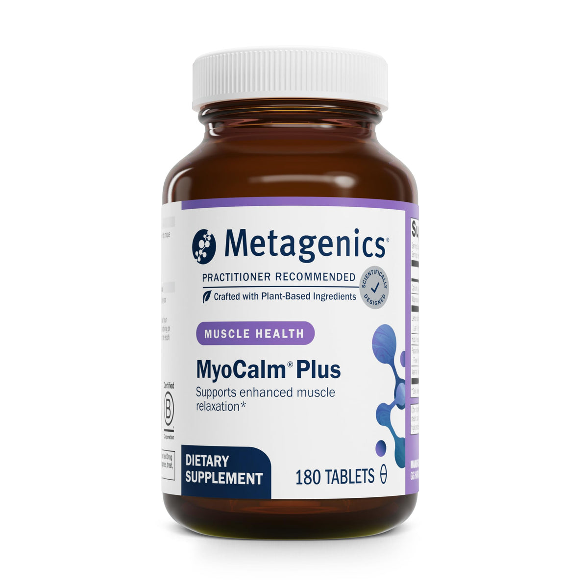 Metagenics MyoCalm Plus 180 comprimés vue de face