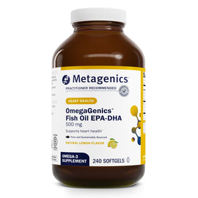 Metagenics OmegaGenics EPA-DHA 500 gélules front view