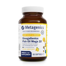 Metagenics OmegaGenics Mega 10 gélules vue de face