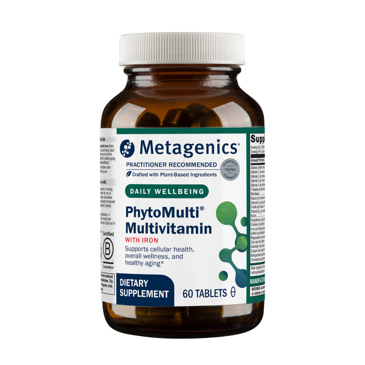 Metagenics PhytoMulti 60 comprimés face avant