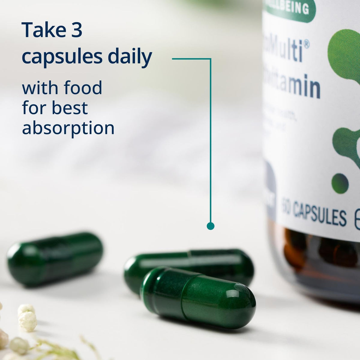 Metagenics PhytoMulti Multivitamine 60 capsules avec une cuillère