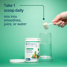 Metagenics PhytoMulti Superfoods poudre avec des fruits frais