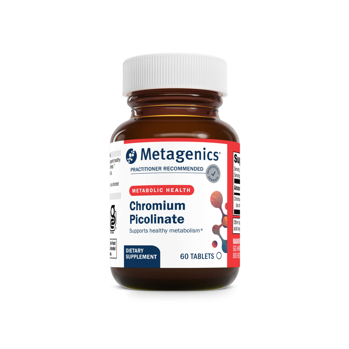 Metagenics Picolinate de Chrome 200 mcg devant de l'emballage