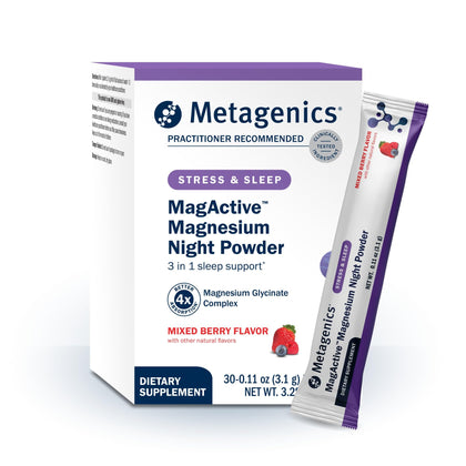 Metagenics Poudre de Magnésium Nuit sachets vue avant