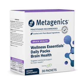 Metagenics santé cérébrale 30 sachets vue de face avec emballage