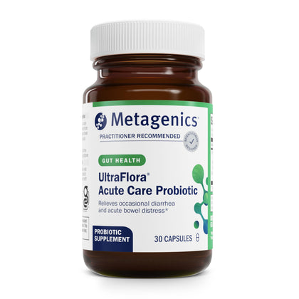Metagenics UltraFlora Acute Care Probiotique 30 capsules vue de face