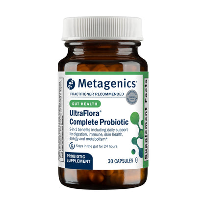 Metagenics UltraFlora Complete boîte de 30 capsules vue de face