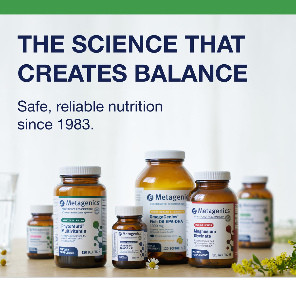 Metagenics UltraFlora Complete capsules dans un environnement de vie sain