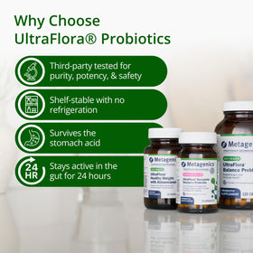 Metagenics UltraFlora Complète Probiotique Femme 30 Capsules - ingrédients