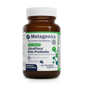 Metagenics UltraFlora Kids Probiotique 60 comprimés au goût raisin