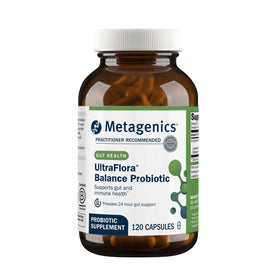 Metagenics UltraFlora Probiotique 120 capsules vue de face