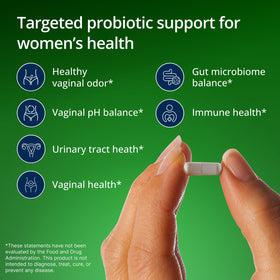 Metagenics UltraFlora Probiotique Femme bouteille vue de côté