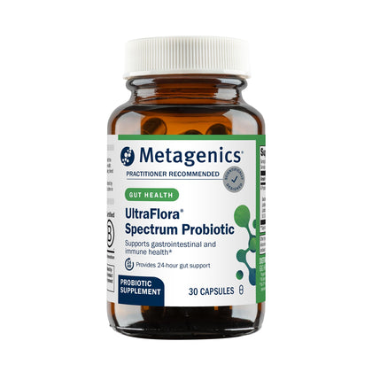 Metagenics UltraFlora Spectrum boîte de 30 capsules vue de face