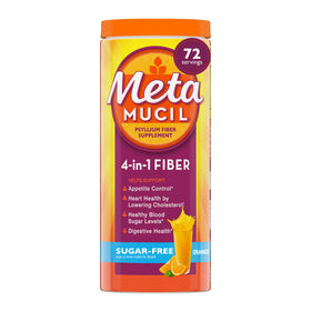 Metamucil 4-en-1 Complément Alimentaire 472g vue de face avec emballage orange