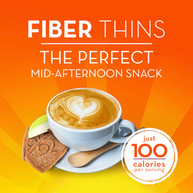 Metamucil Fiber Thins Pomme Croquante avec un verre d'eau