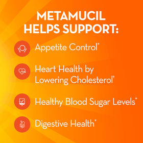 Metamucil Poudre de Psyllium 4-en-1 780g emballage