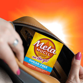 Metamucil Poudre de Psyllium 4-en-1 en boîte